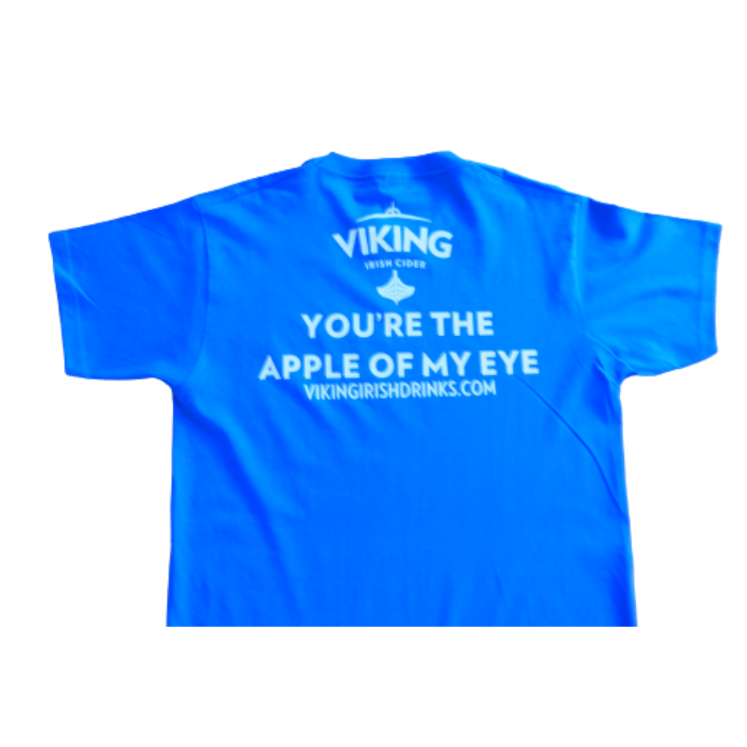 Viking Irish Drinks Blue Tshirt